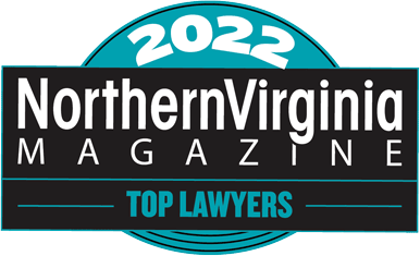 Logo Recognizing Dulaney, Lauer & Thomas's affiliation with Northern Virginia Magazine Top Lawyers